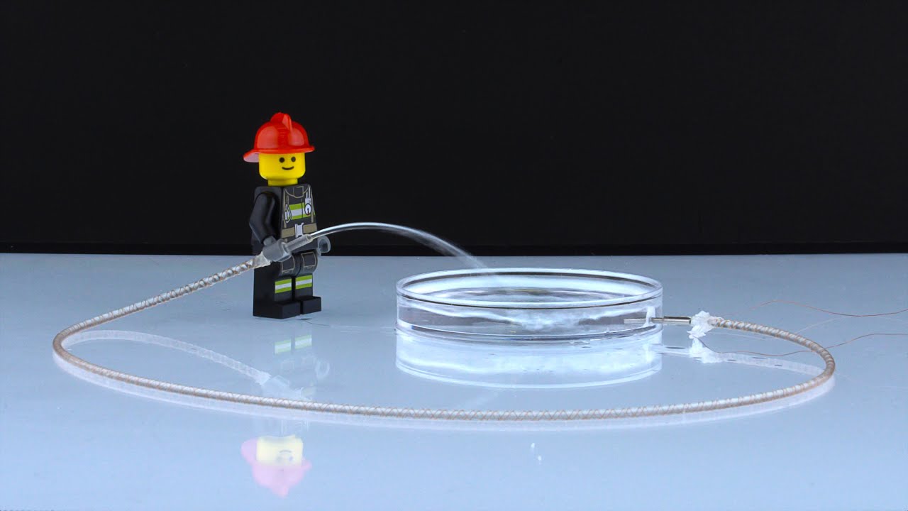 fiber pump driving a fluidic circuit